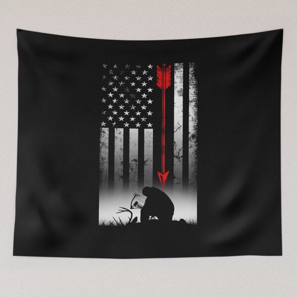 Item preview, Bow deer hunting American flag gift for Bow hunting  designed and sold by taaddison50.