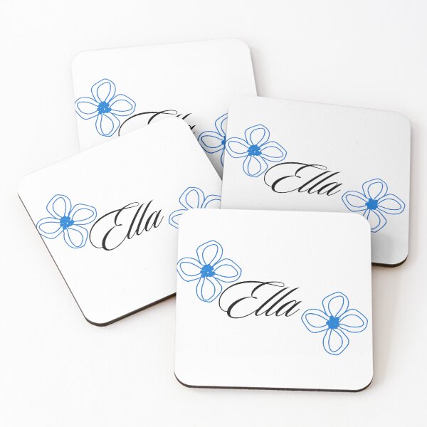 Item preview, Ella + flores azules designed and sold by KiraS-arts.
