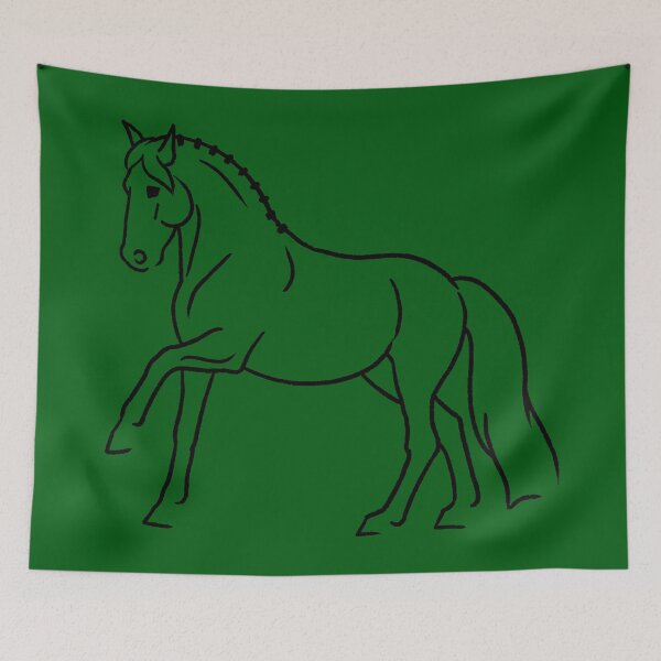 Item preview, Minimalist Sketch of Dressage Horse designed and sold by DappledMoon.