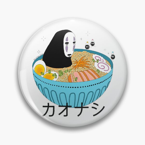 Vista previa del artículo con la obra «Sin rostro en Ramen El viaje de Chihiro», diseñado y vendido por bridolanart.