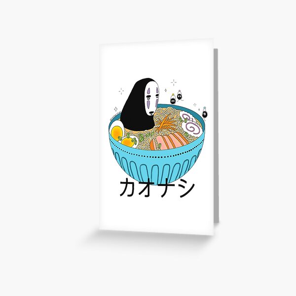 Item preview, No Face in Ramen Spirited Away  designed and sold by bridolanart.