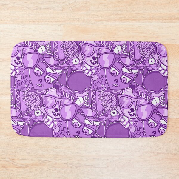 Aperçu de l'œuvre Motif pop violet créée et vendue par hexthor.