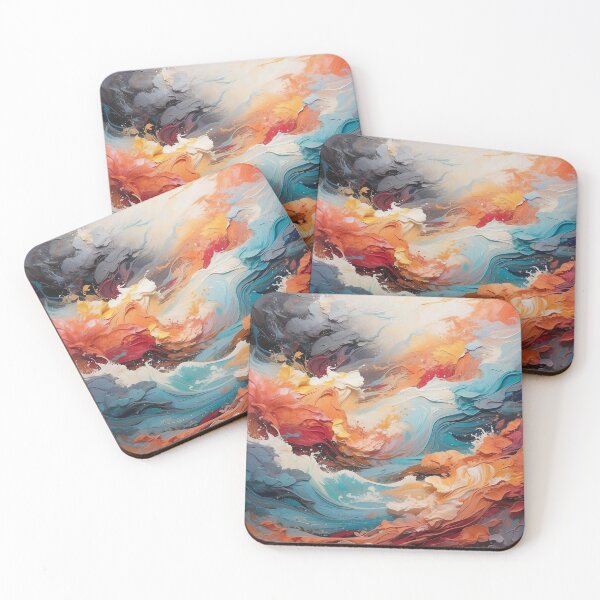 Item preview, Overlapping watercolours designed and sold by saly55887.