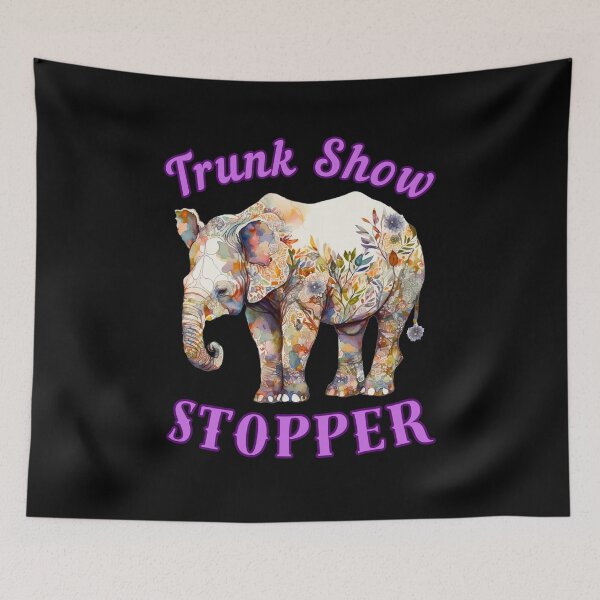 Item preview, Trunk Show Stopper. elephant face designed and sold by ElephantVibes.
