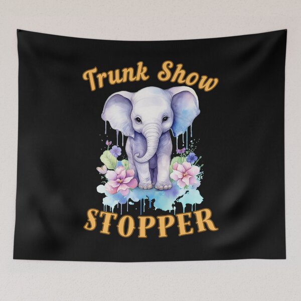 Item preview, Trunk Show Stopper. Flower elephant designed and sold by ElephantVibes.