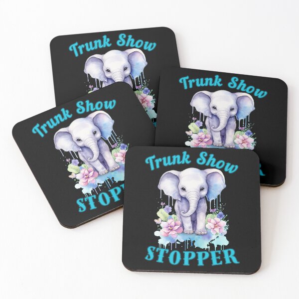 Item preview, Trunk Show Stopper. watercolor elephant designed and sold by ElephantVibes.