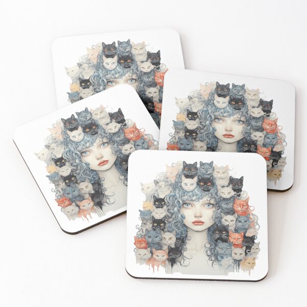 Item preview, A cat person sticker designed and sold by cooeeman.