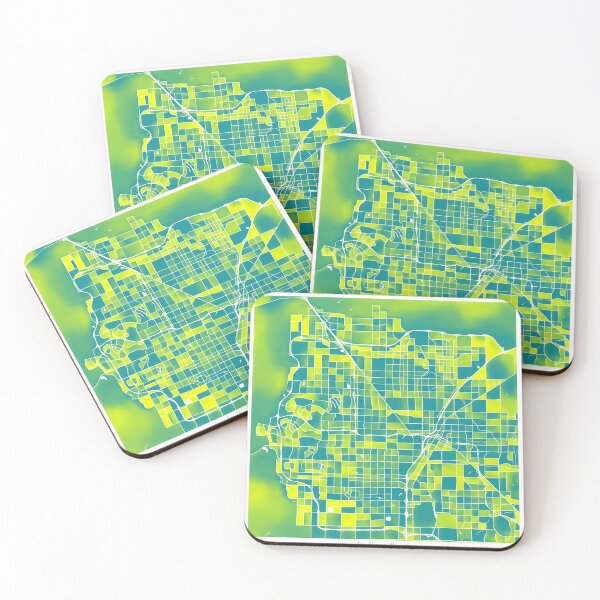 Item preview, Las Vegas Nevada City Map - Green-Yellow Duotone designed and sold by StylishStacks.