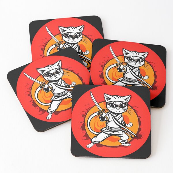 Item preview, Ninja Cat 4 designed and sold by Dose of Dysfunction.