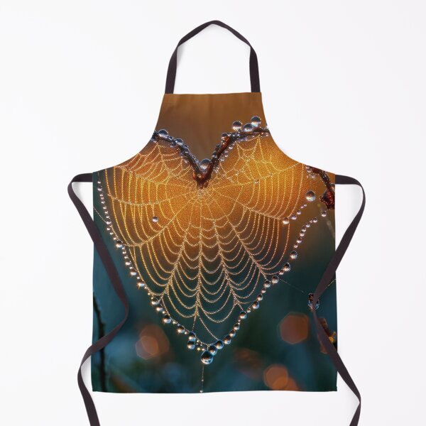 Item preview, A Spider Web in the Shape of a Heart - Jigsaw Puzzle designed and sold by jecphotography and art.
