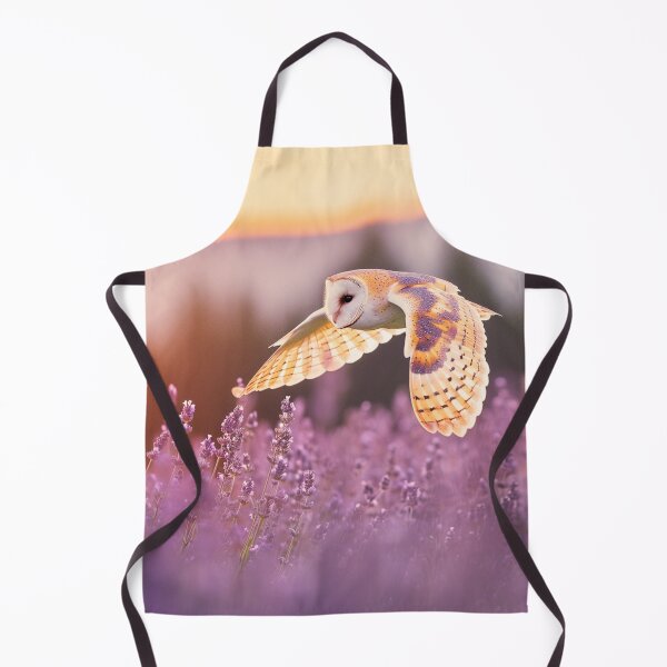 Item preview, Lechuza al amanecer sobre un prado de lavanda designed and sold by Lewis-mart.
