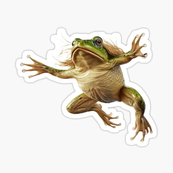 Realistic Frog Stickers for Sale