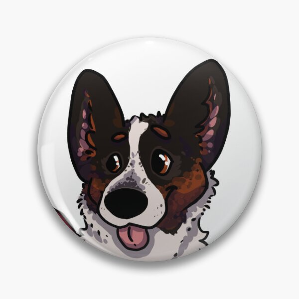 Artikelvorschau, Schwarz-weißer Cardigan Corgi entworfen und verkauft von Jemma-Draws.