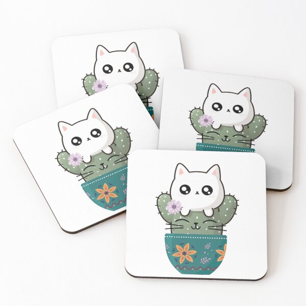 Item preview, Cat Cactus in a Flower Pot designed and sold by Redmoonshine.