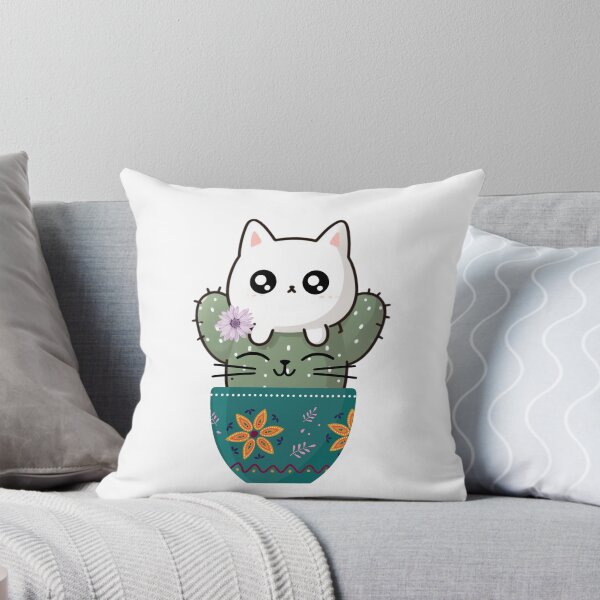 Item preview, Cat Cactus in a Flower Pot designed and sold by Redmoonshine.