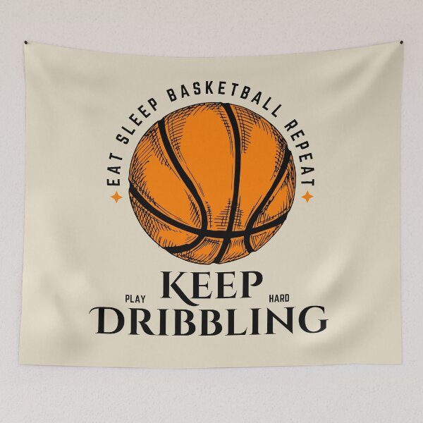 Item preview, Keep Dribbling - Vintage Basketball Player Team Jersey designed and sold by Millusti.