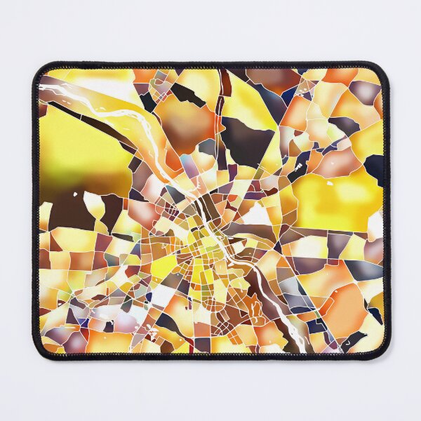 Item preview, Warsaw Poland City Map - Golden Yellow designed and sold by StylishStacks.