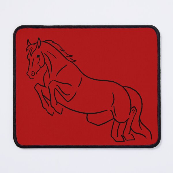 Item preview, Minimalist Sketch of Hunter Jumper Horse designed and sold by DappledMoon.