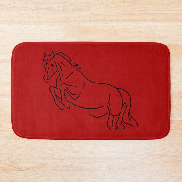 Item preview, Minimalist Sketch of Hunter Jumper Horse designed and sold by DappledMoon.
