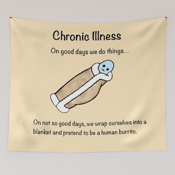 Item preview, On good days we do things… on not so good days we wrap ourselves into a blanket and pretend to be a human burrito.  designed and sold by CaitlynConnor.