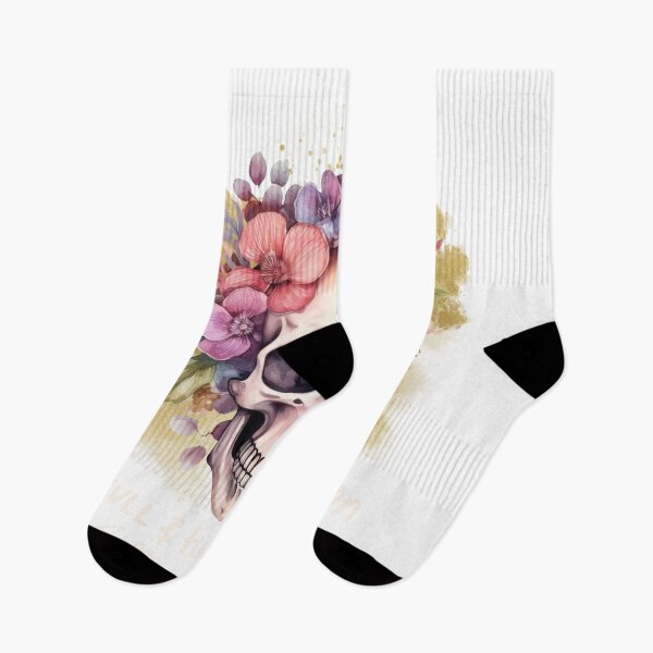 Item preview, Skull & flower Fusion designed and sold by Funwaytrend.