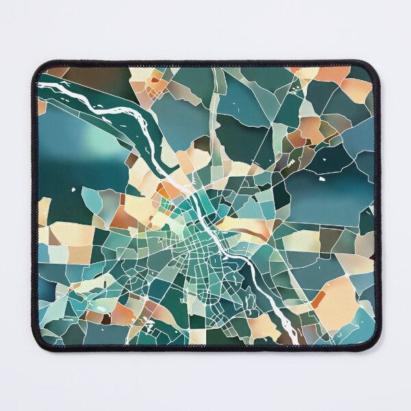Item preview, Warsaw Poland City Map - Lush Green designed and sold by StylishStacks.