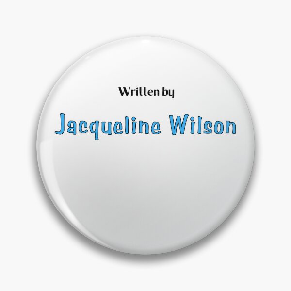 Item preview, Written by Jacqueline Wilson / kids teen author bookworm sticker designed and sold by LaundrySalt.