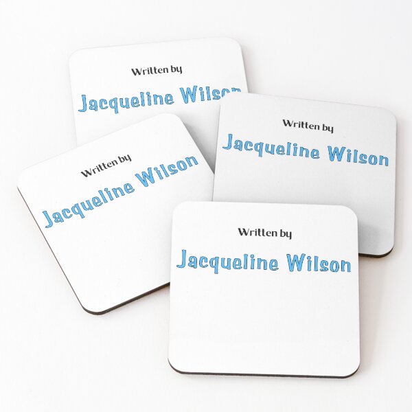 Item preview, Written by Jacqueline Wilson / kids teen author bookworm sticker designed and sold by LaundrySalt.