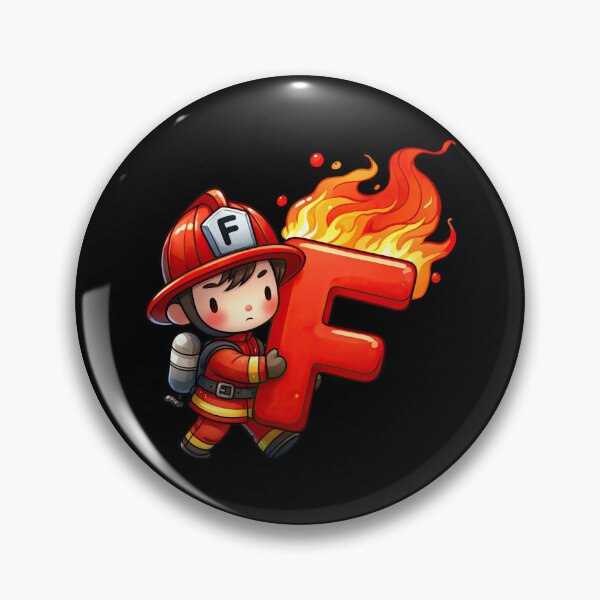 Item preview, F For Firefighter designed and sold by SecurePassword.