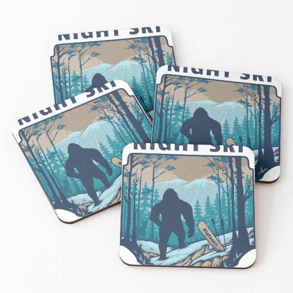Item preview, Night Skiing In The Forest designed and sold by metalcozmic.