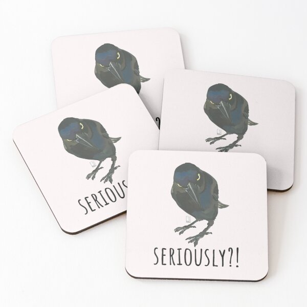 Item preview, Perplexed Raven Exclaiming  designed and sold by Hudoges.