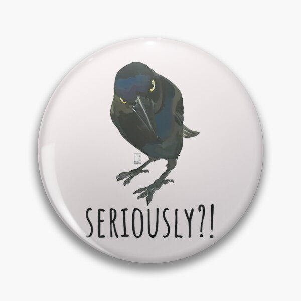 Item preview, Perplexed Raven Exclaiming  designed and sold by Hudoges.