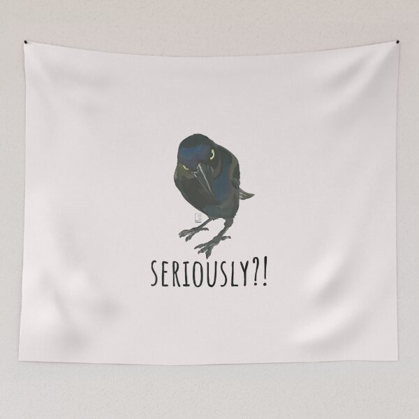 Item preview, Perplexed Raven Exclaiming  designed and sold by Hudoges.