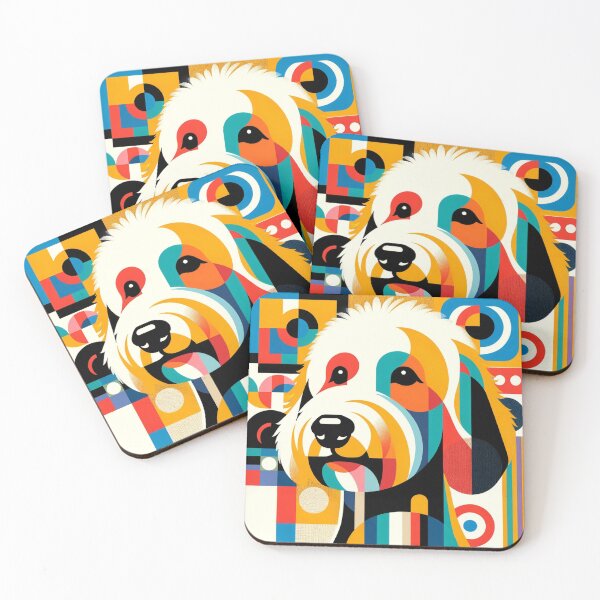 Item preview, Labradoodle Mod Mosaic designed and sold by hiddenlayers.