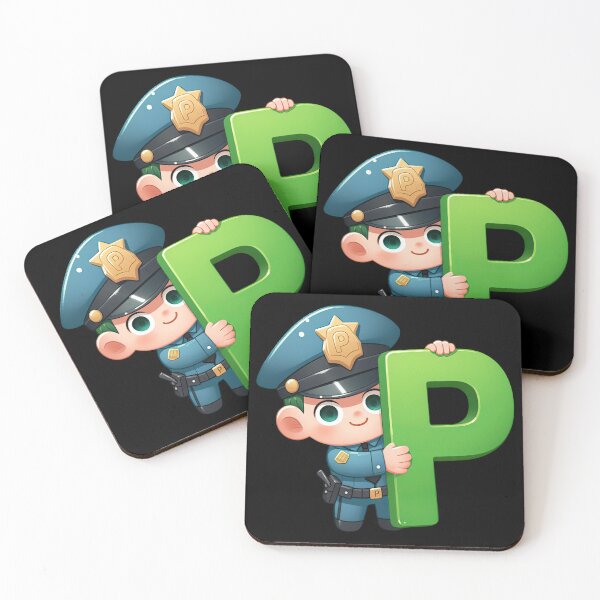 Item preview, P For Police Officer designed and sold by SecurePassword.
