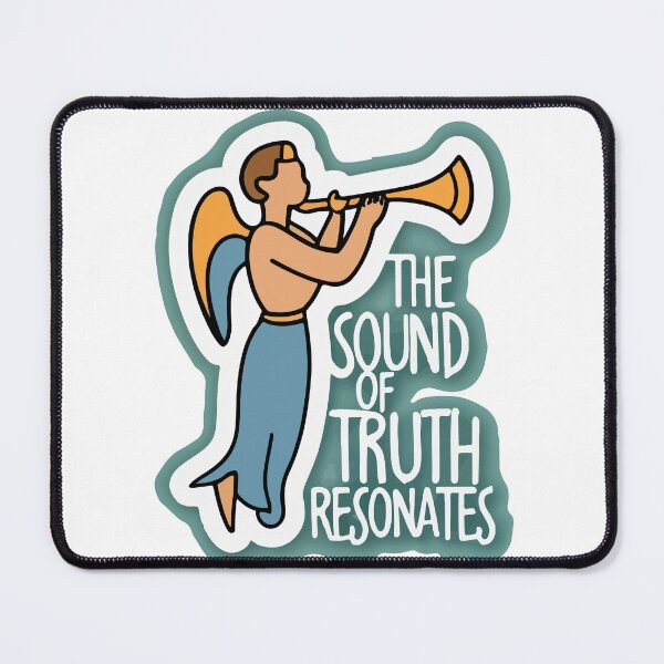 Item preview, Angel Moroni - The Sound of Truth Resonates designed and sold by NiftyWrx.