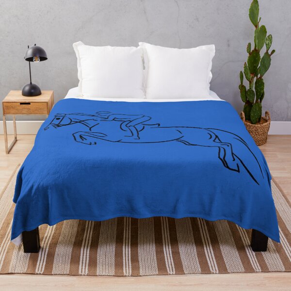 Item preview, Minimalist Sketch of Hunter Jumper Horse and Rider designed and sold by DappledMoon.