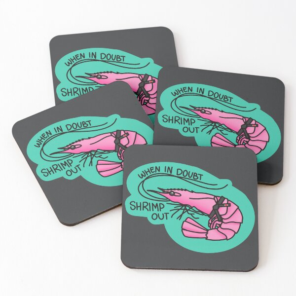 Item preview, When in doubt, Shrimp out designed and sold by OctagonGlasses.