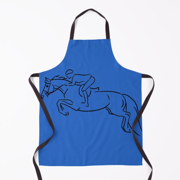 Item preview, Minimalist Sketch of Hunter Jumper Horse and Rider designed and sold by DappledMoon.