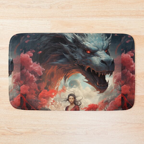 Item preview, Dragon and girl designed and sold by Rockwpapart.