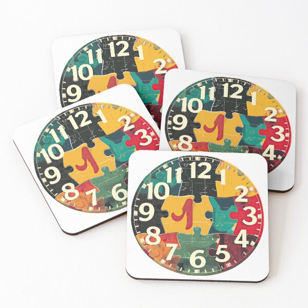 Item preview, Jigsaw Puzzle design Wall Clock 4 designed and sold by 3 CITIES.