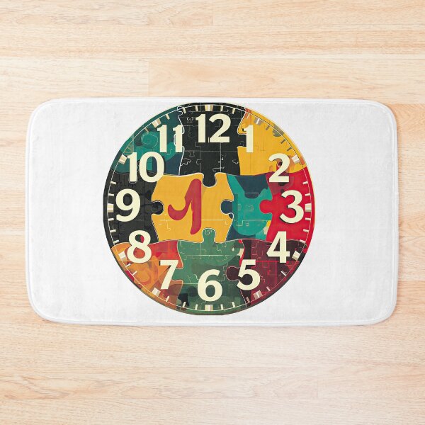 Item preview, Jigsaw Puzzle design Wall Clock 4 designed and sold by Charlies-Artbox.