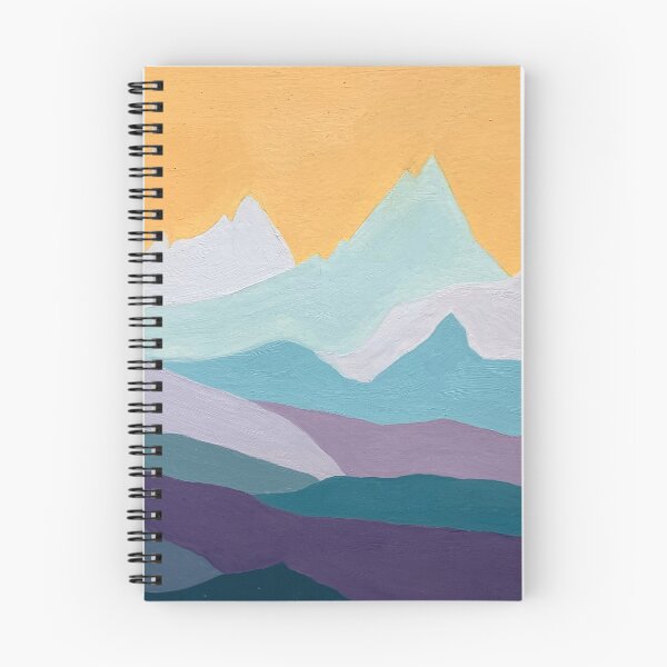 Item preview, Desert Dreams: A Triadic Moutain Landscape in Oranges, Purples, and Blues designed and sold by Christie Olstad.
