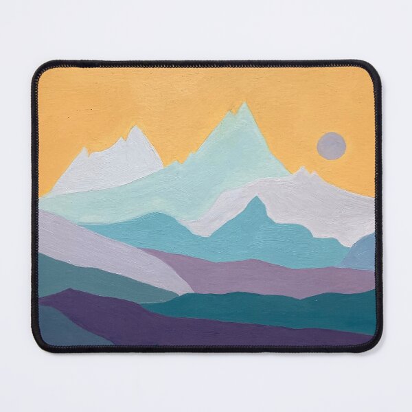 Item preview, Desert Dreams: A Triadic Moutain Landscape in Oranges, Purples, and Blues designed and sold by Christie Olstad.