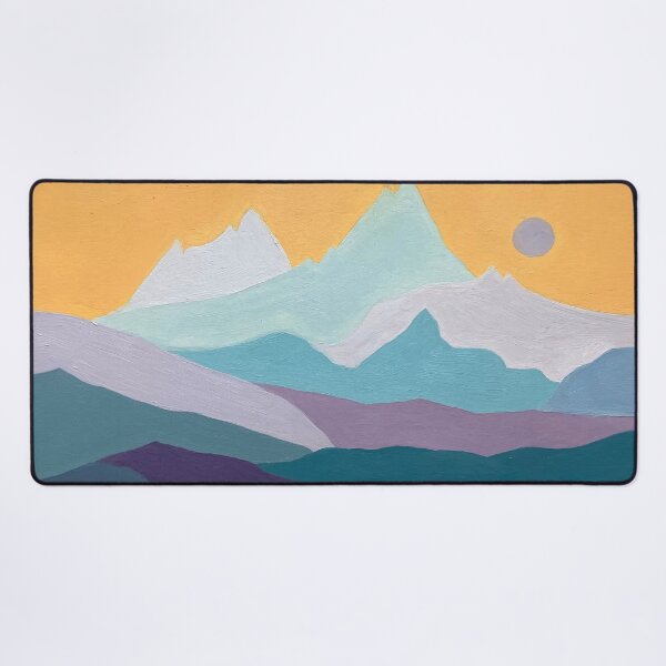 Item preview, Desert Dreams: A Triadic Moutain Landscape in Oranges, Purples, and Blues designed and sold by Christie Olstad.