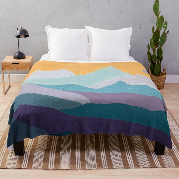 Item preview, Desert Dreams: A Triadic Moutain Landscape in Oranges, Purples, and Blues designed and sold by Christie Olstad.
