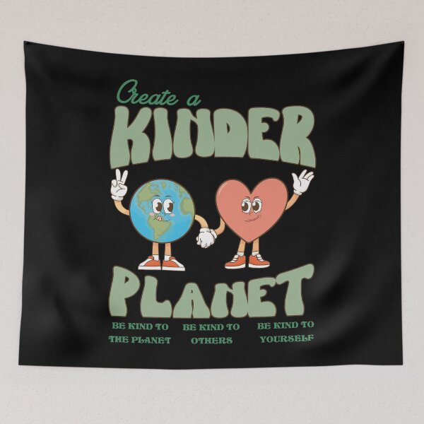 Item preview, Create A Kinder Planet Aesthetic designed and sold by tylermunart.