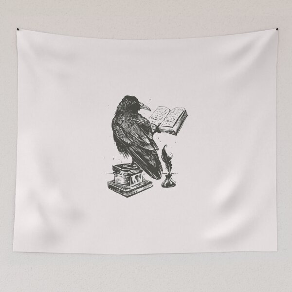 Item preview, Raven Scholar Gothic Library Ambiance designed and sold by Hudoges.