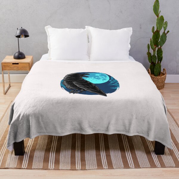 Item preview, Midnight Raven Under Full Moon designed and sold by Hudoges.