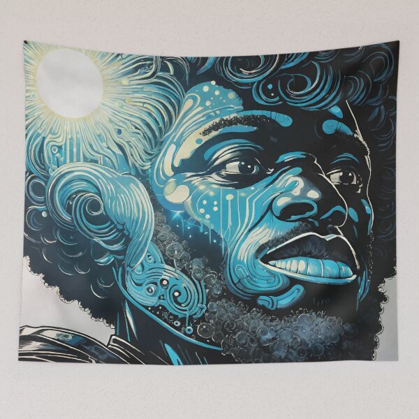 Aperçu de l'œuvre Afroman futuriste créée et vendue par maulbang.